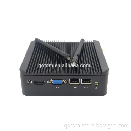 Dual Lan Core i3 mini pc Qotom-Q210S core i3-3217U dual core processor on board support win7/win 10/linux mini computer